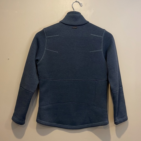 Columbia, S; Omni shield, pthalo blue, great seaming-great fit! Full zip. EUC - Picture 2 of 14